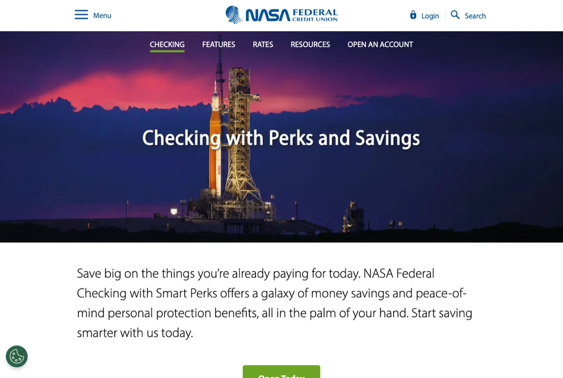 Bank promotional offer page